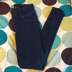 Dark Blue High Waisted Size 0/24 Skinny Jeans 👖